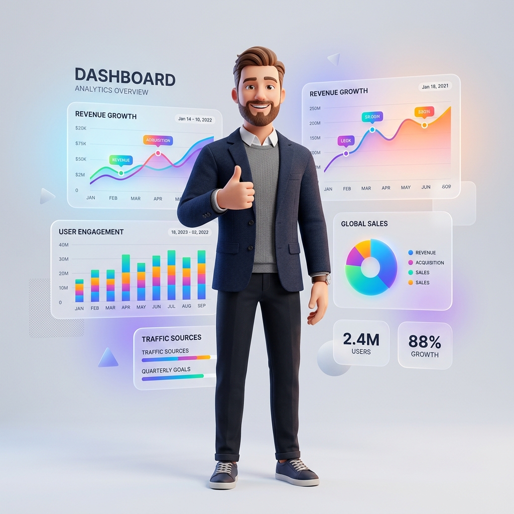 Smart AiG Dashboard Illustration